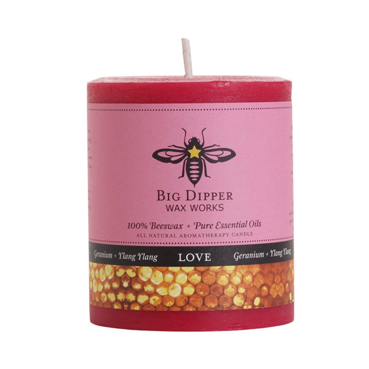 Beeswax Pillar Candles – Aromatherapy – 3 Sizes, 10 Scents
