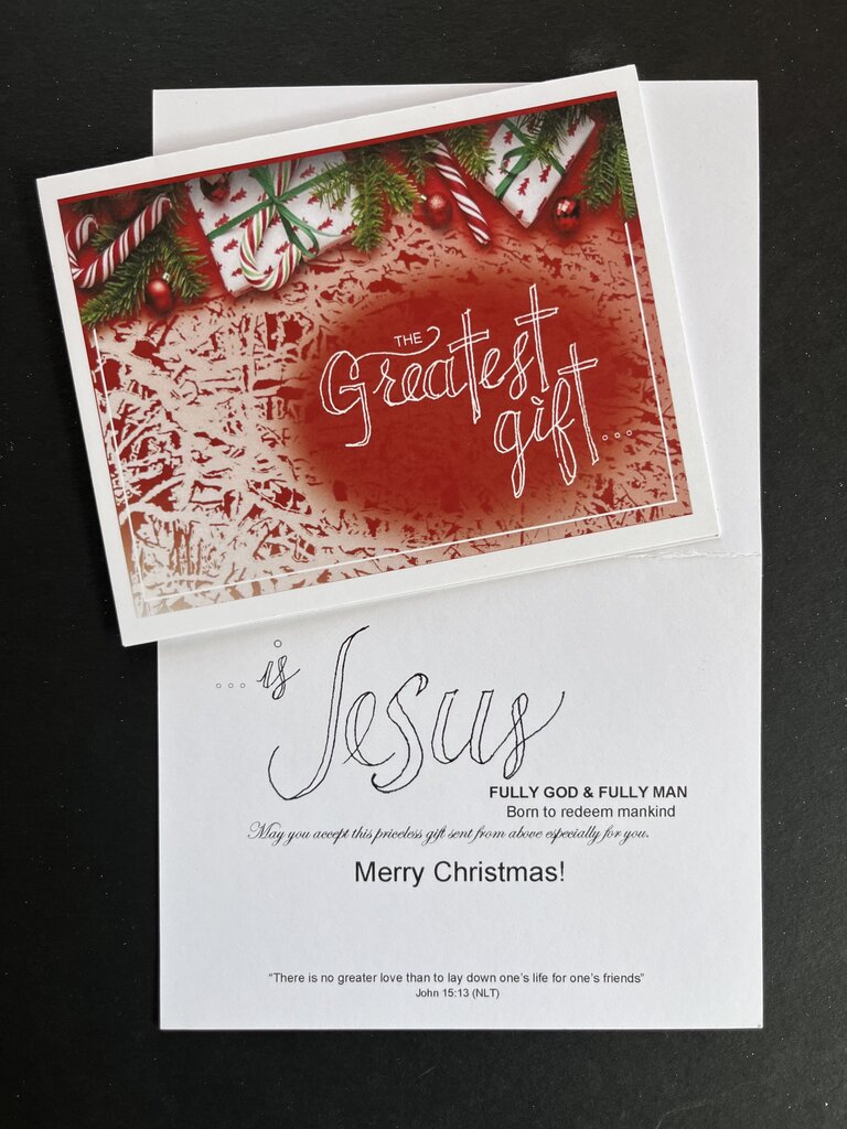 The Greatest Gift Christmas Card