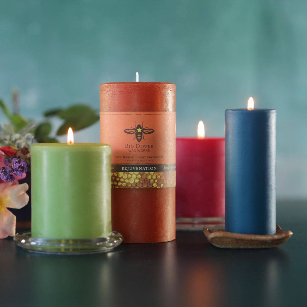 Beeswax Pillar Candles – Aromatherapy – 3 Sizes, 10 Scents