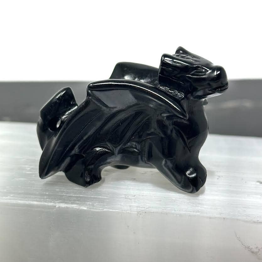 Small Obsidian Dragon - 1 piece