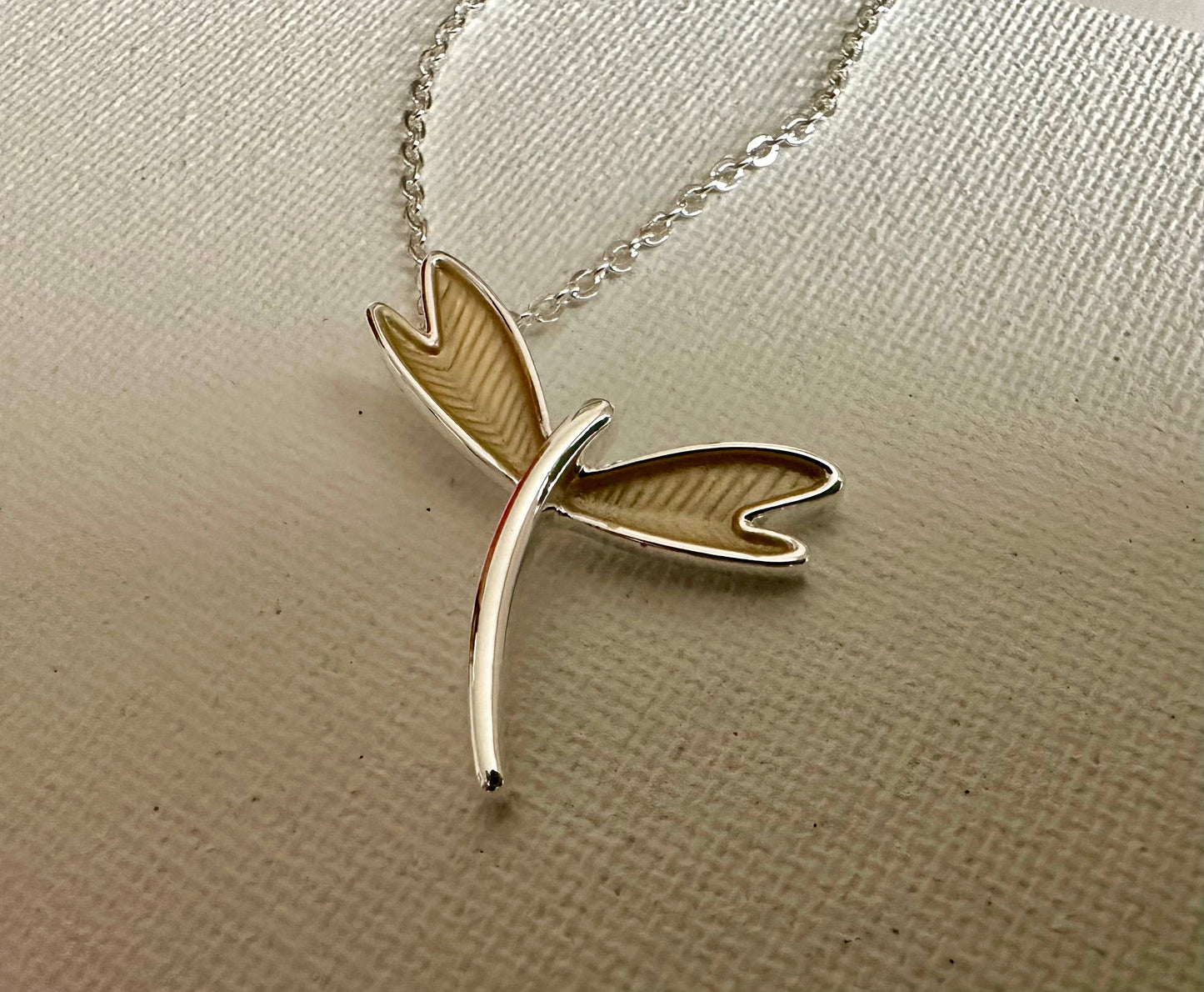 Dragonfly Jewelry Necklace, Petite on CARD