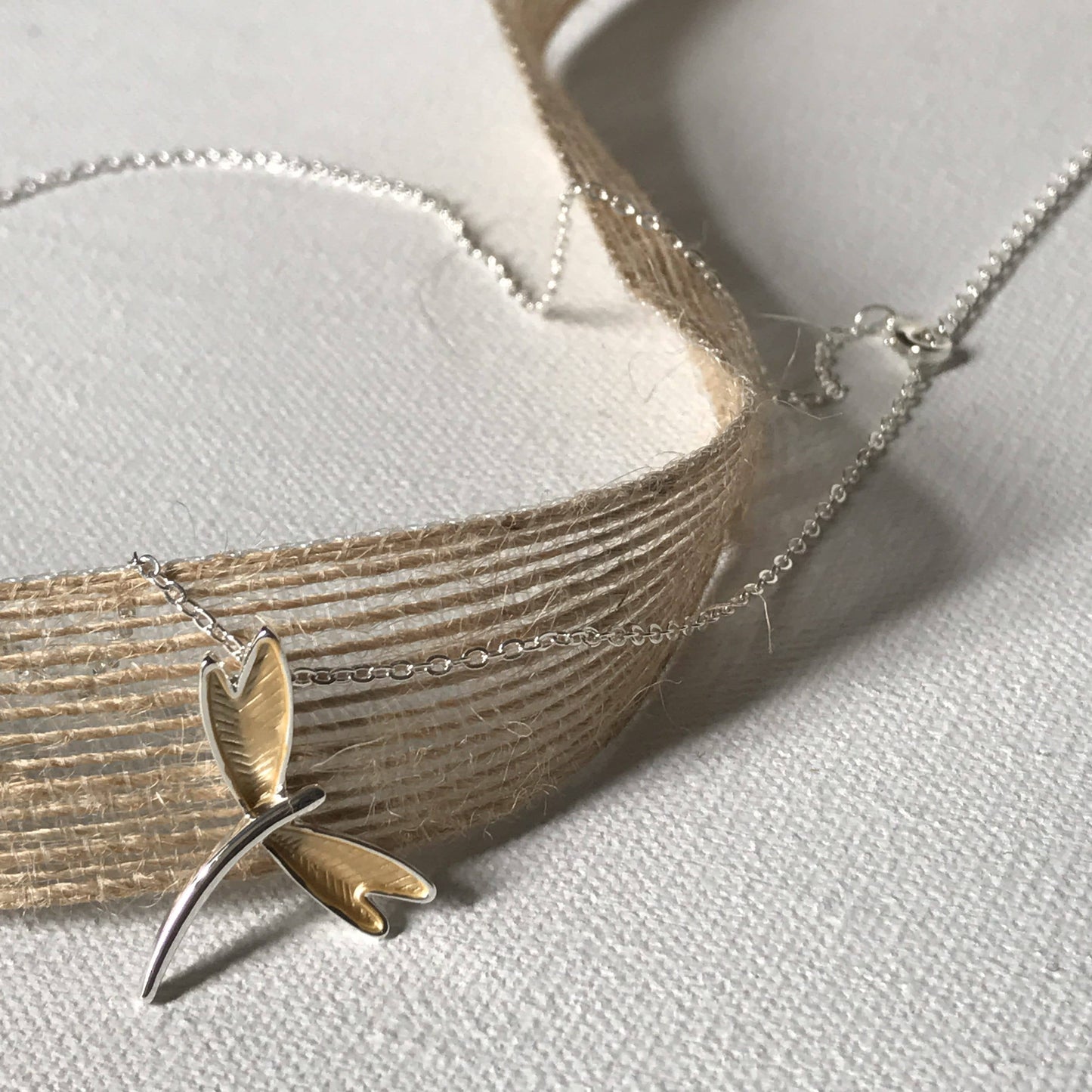 Dragonfly Jewelry Necklace, Petite on CARD