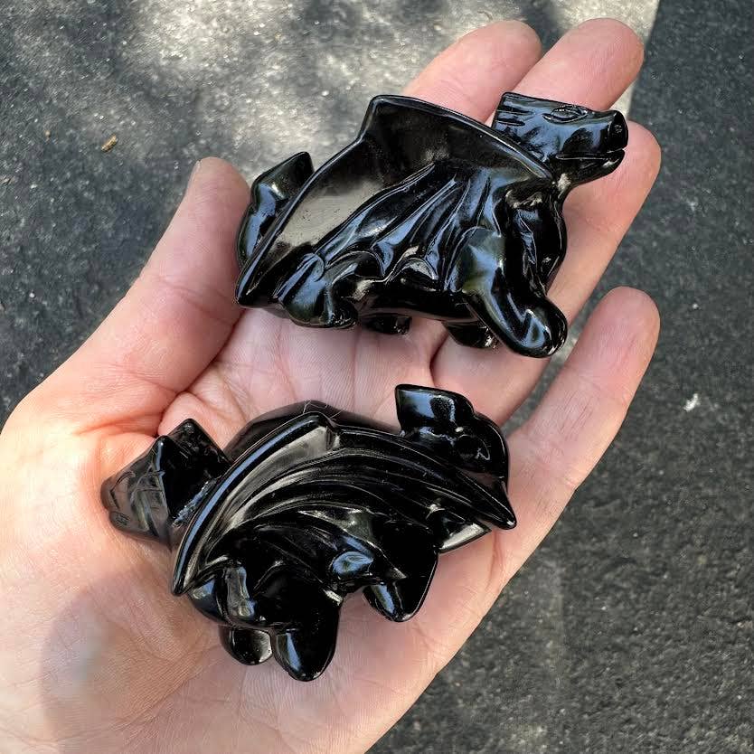 Small Obsidian Dragon - 1 piece