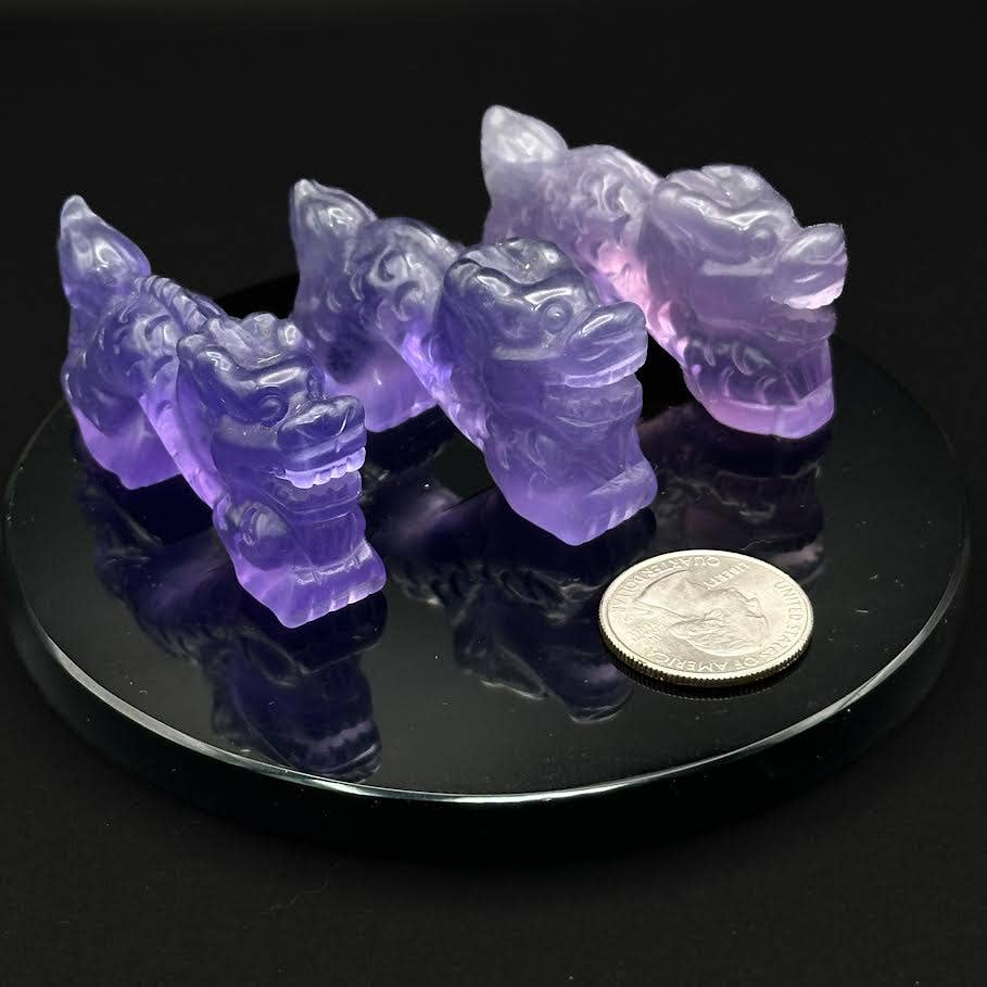 Loong Dragon - Purple Fluorite Small Size ON SALE