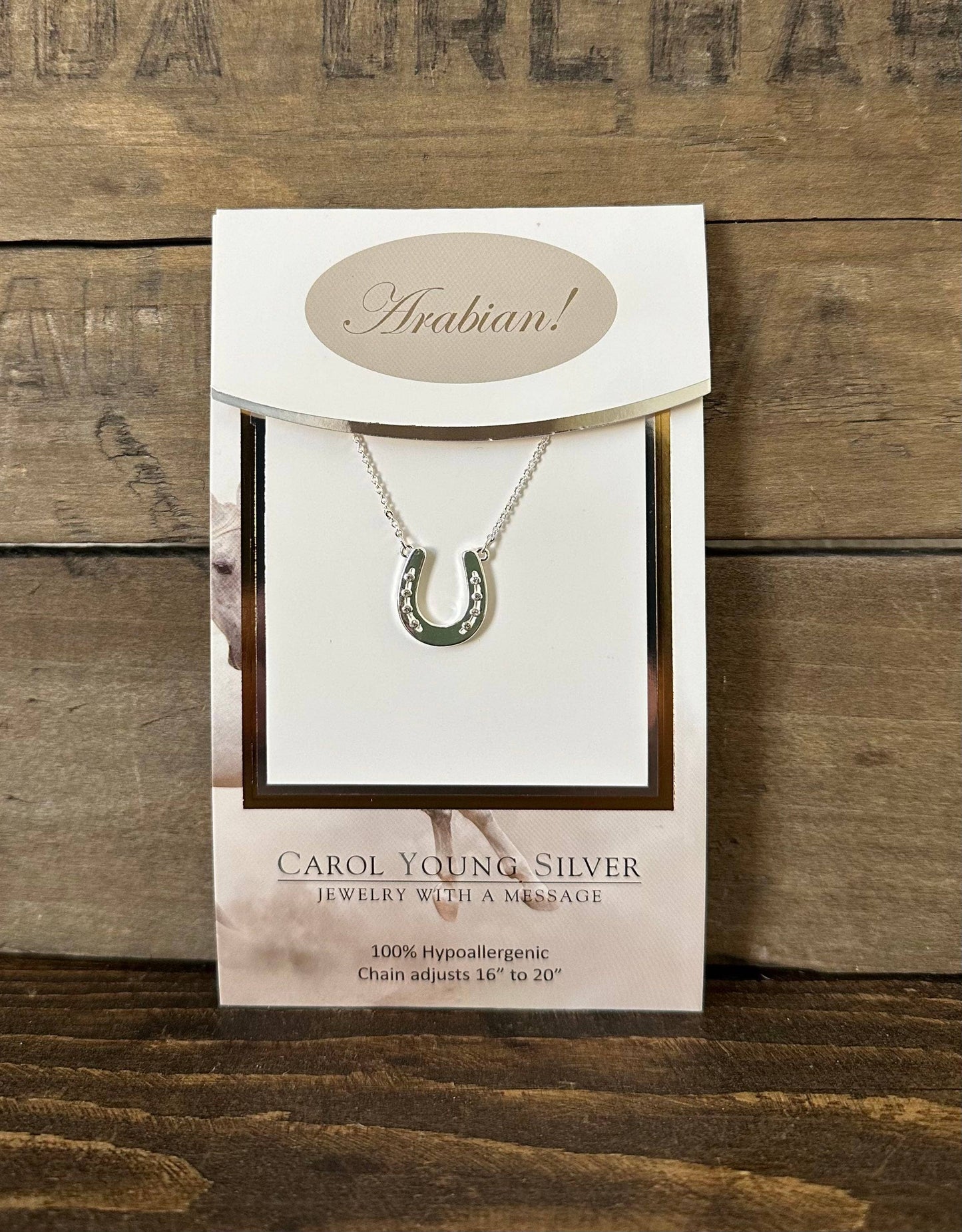 Petite Single Horseshoe/ Necklace Arabian Lovers Jewelry