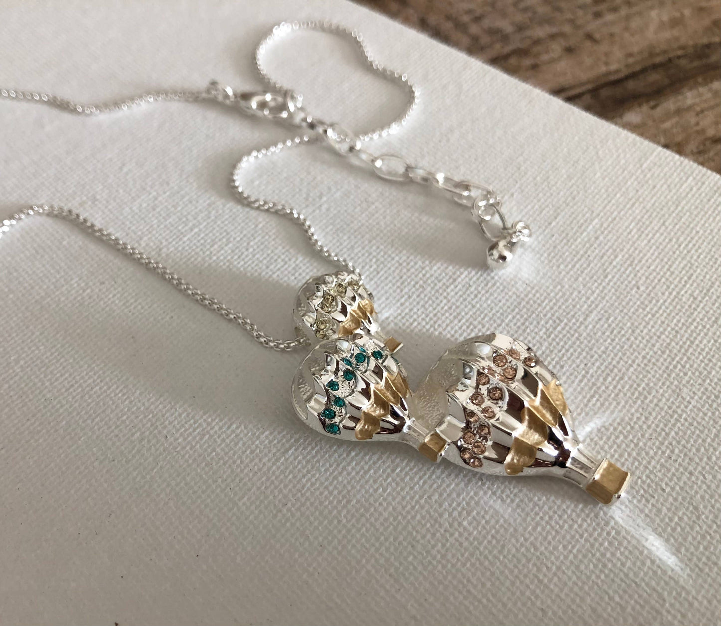 Hot Air Balloon Necklace Jewelry