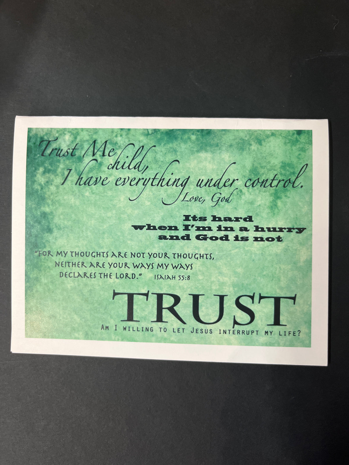 Trust - direction