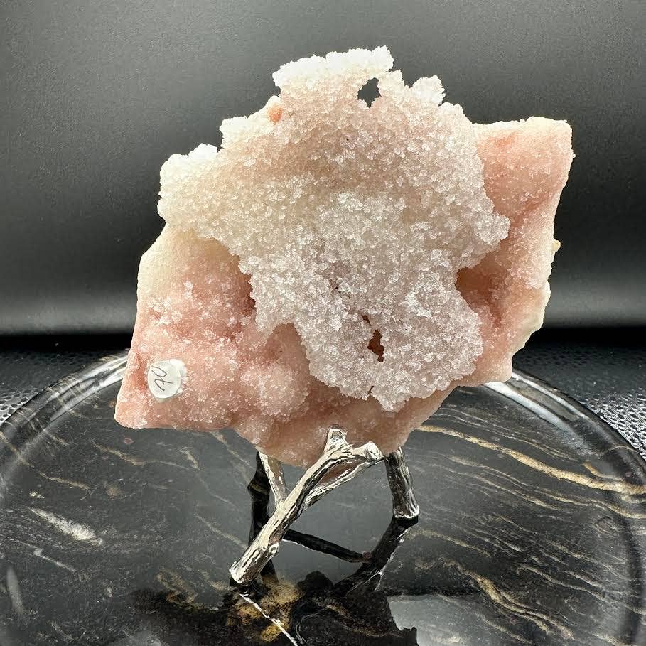 Pink Druzy Quartz B