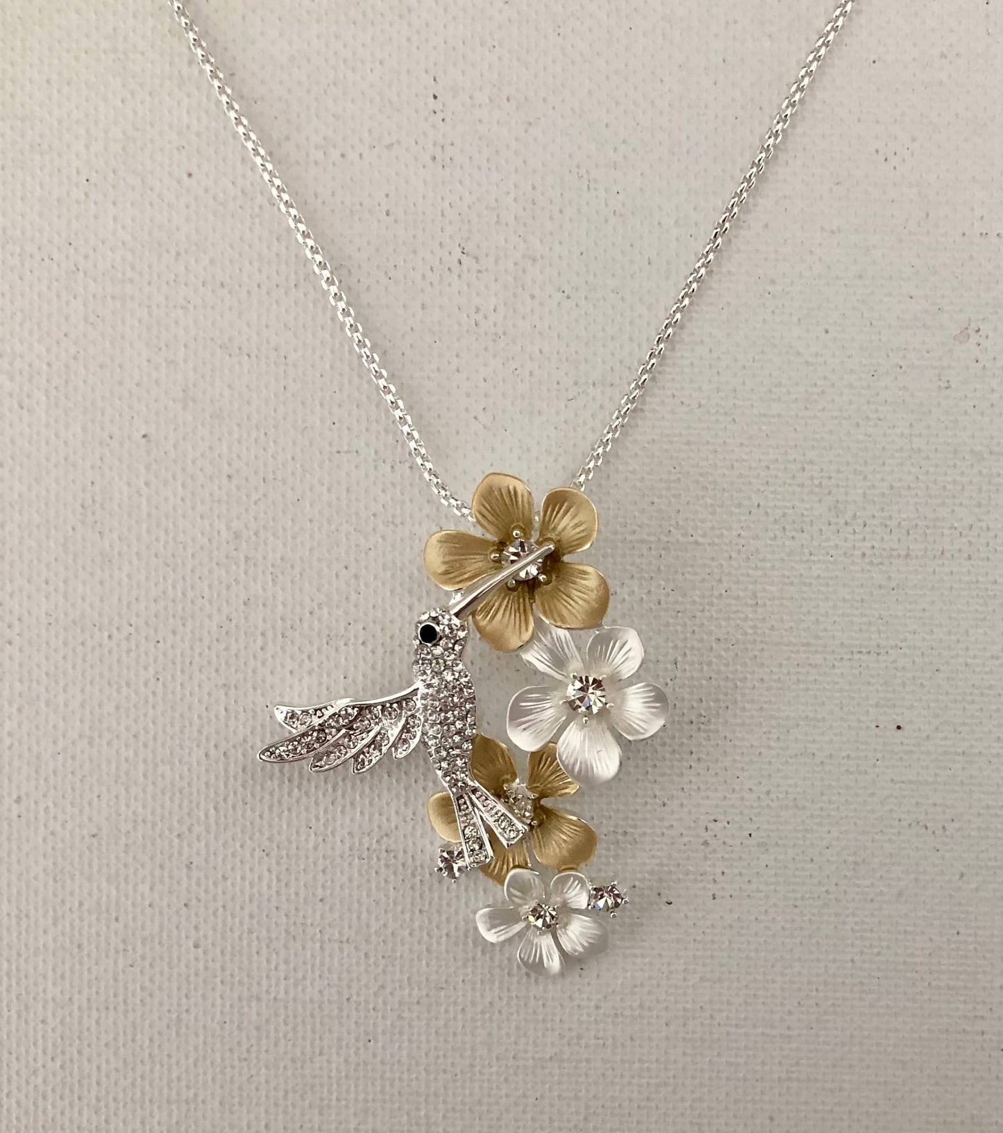 Hummingbird / Sparkle Necklace Jewelry