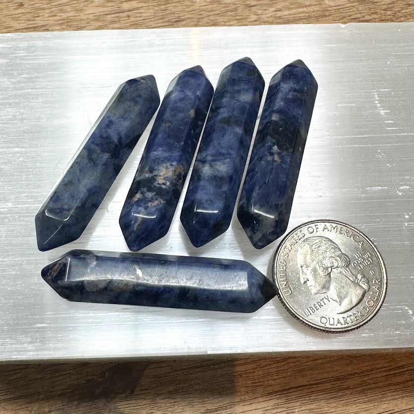 Sodalite DT - 5 pcs & Velvet Bag