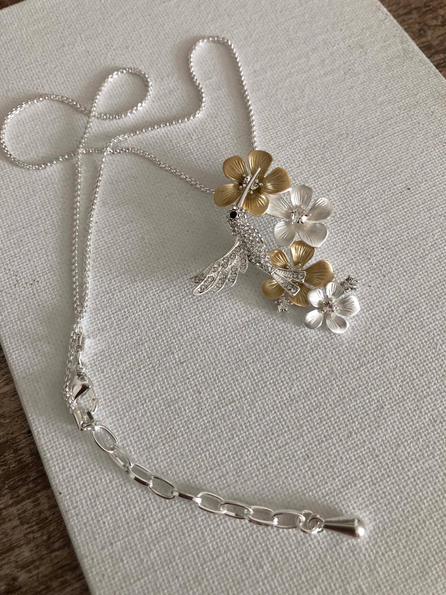 Hummingbird / Sparkle Necklace Jewelry