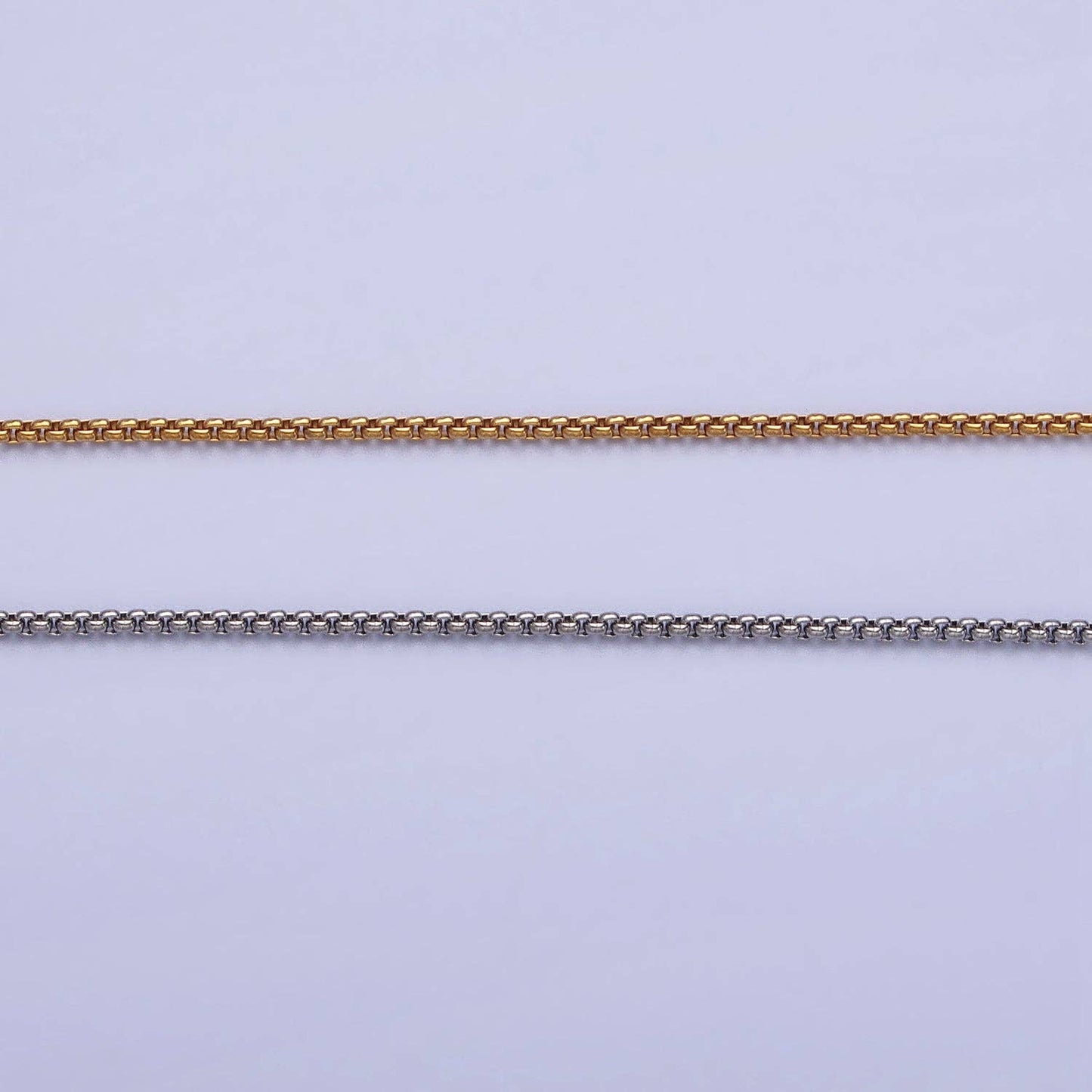 BLOWOUT Dainty Stainless Steel Box Chain 1.2mm Thin Necklace