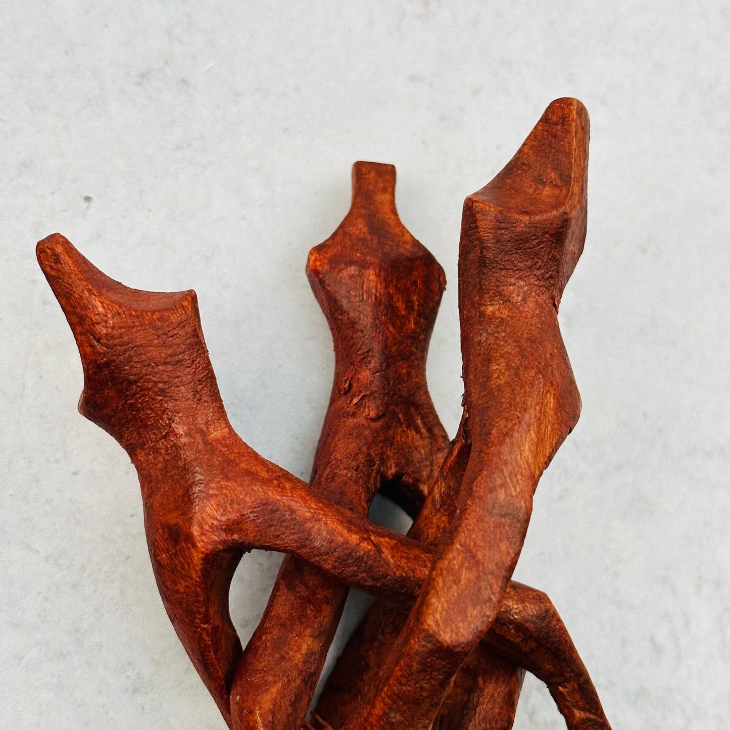 Wood Cobra Crystal Stand - Cluster Holder - You Choose Size