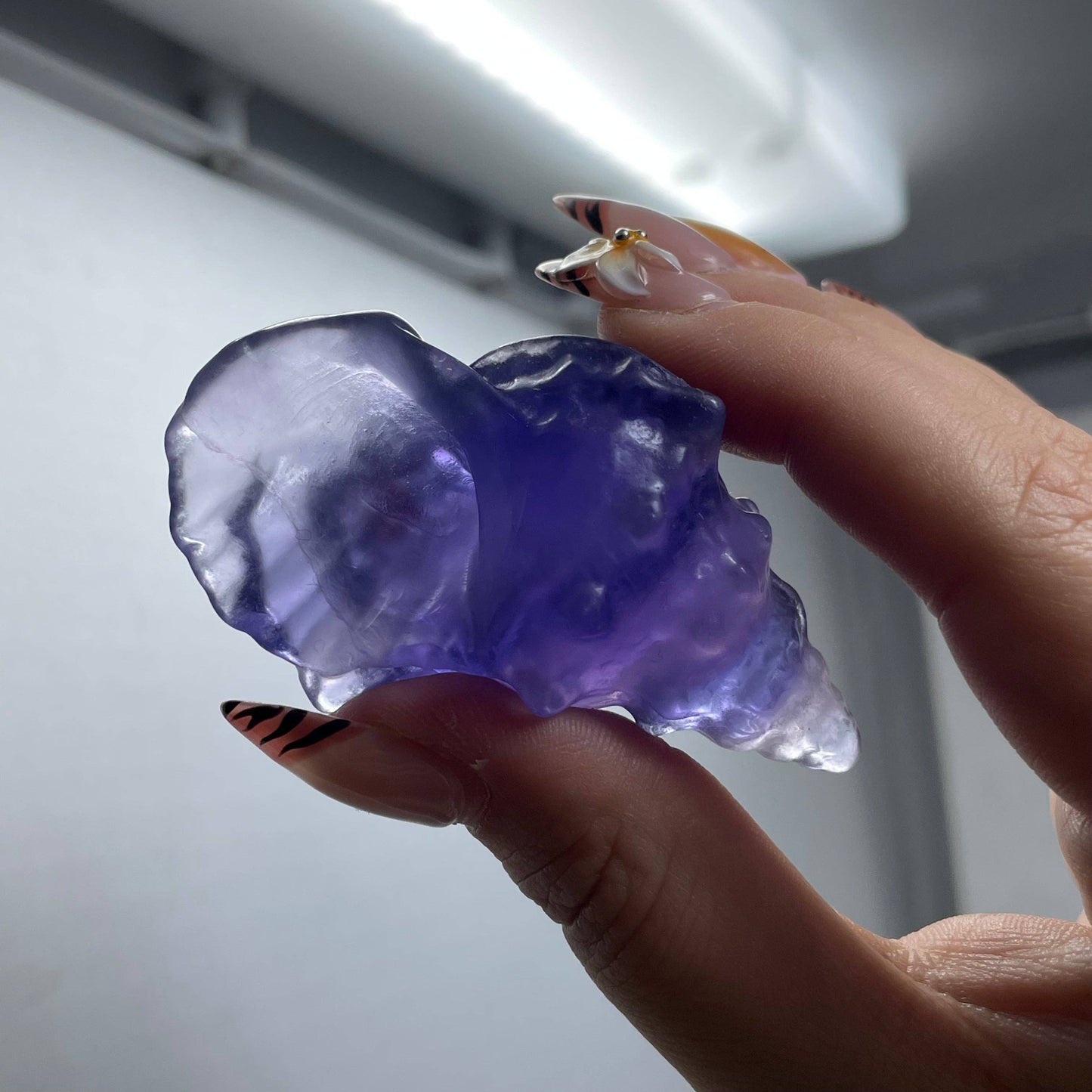 Fluorite Conch Shell Carving ON SALE