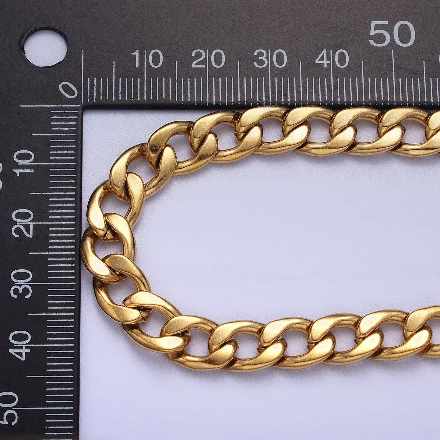 23.5" Stainless steel Miami Cuban Curb Chain Necklace