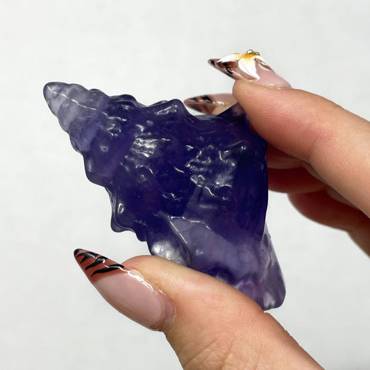 Fluorite Conch Shell Carving ON SALE