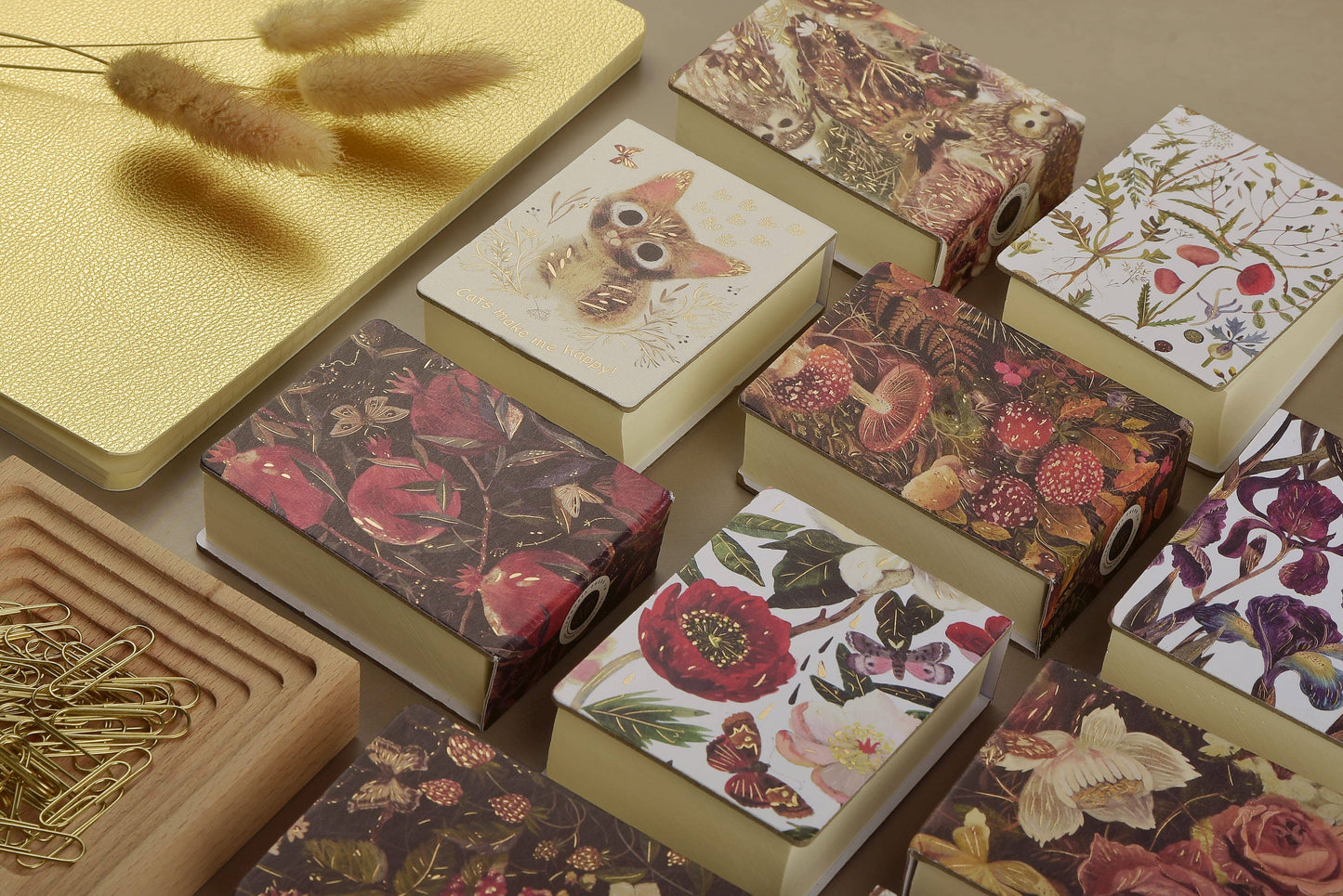 A7 Tear-Away Notepad - Forest Mushrooms 