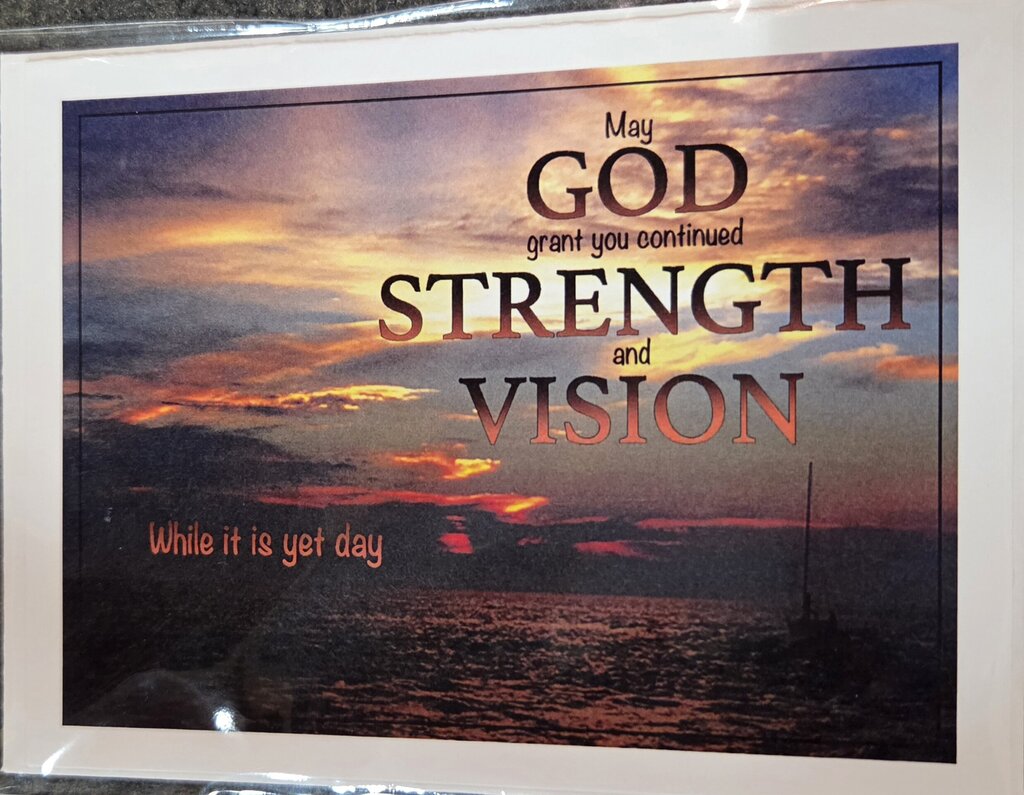 Graphix by Design - Card - Gods Strength and Vision