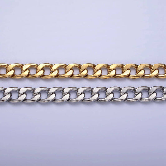 23.5" Stainless steel Miami Cuban Curb Chain Necklace