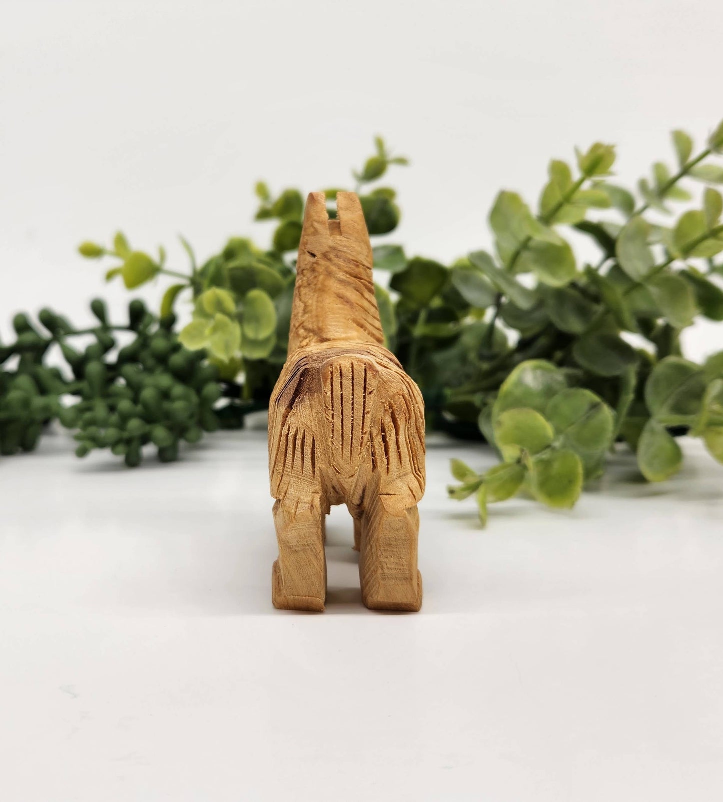 Palo Santo Hand Carved Alpaca Figurine 3.25 x 2.1 x 1.1 inch