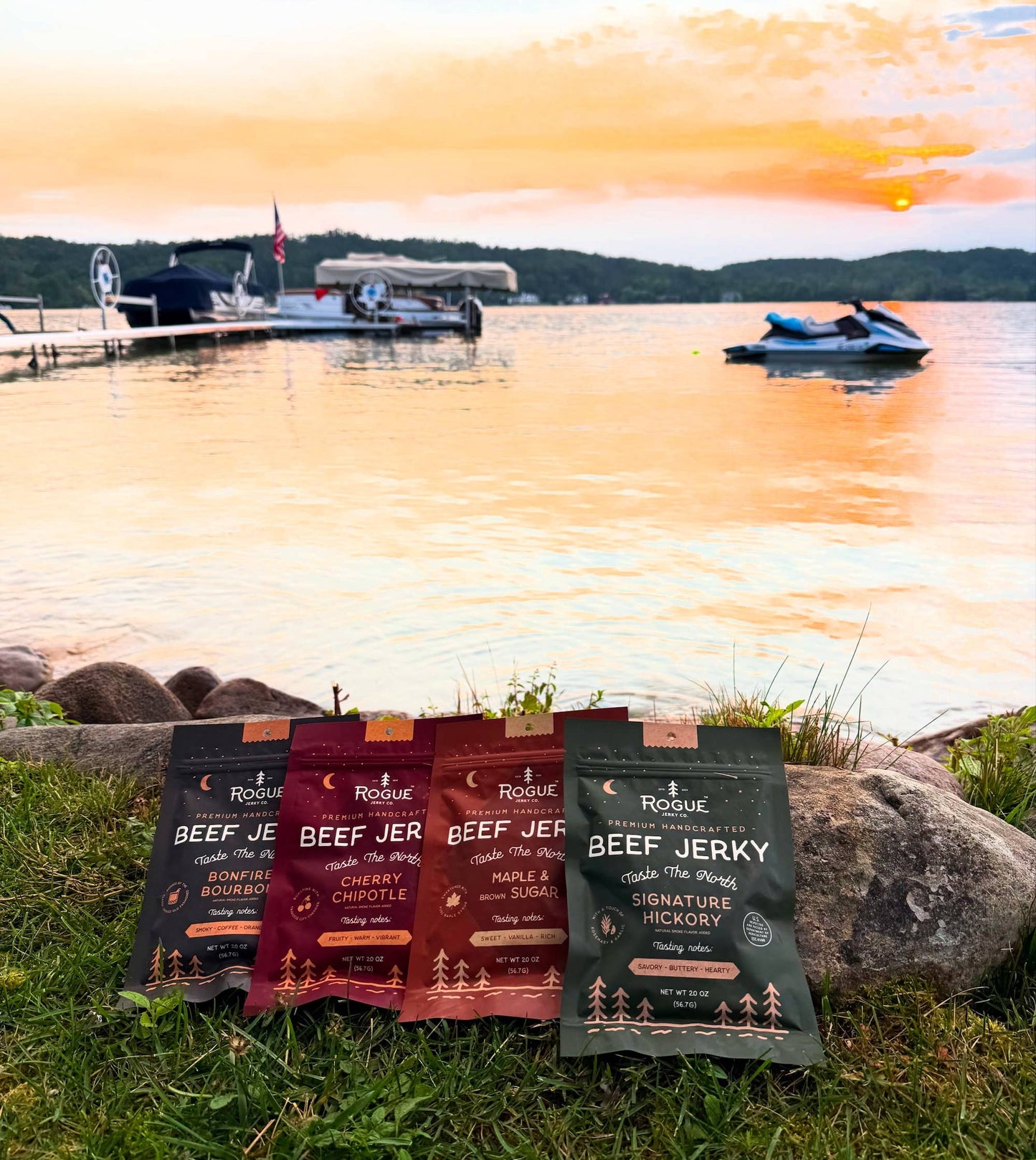 Beef Jerky Snack Starter Pack – 16 Bags (4 Flavors)