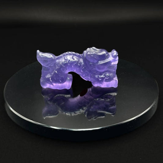 Loong Dragon - Purple Fluorite Small Size ON SALE