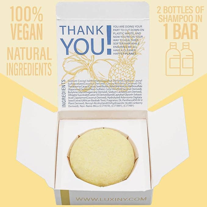 Shampoo Bar | Pina Colada | Hydrate | Rice Protein
