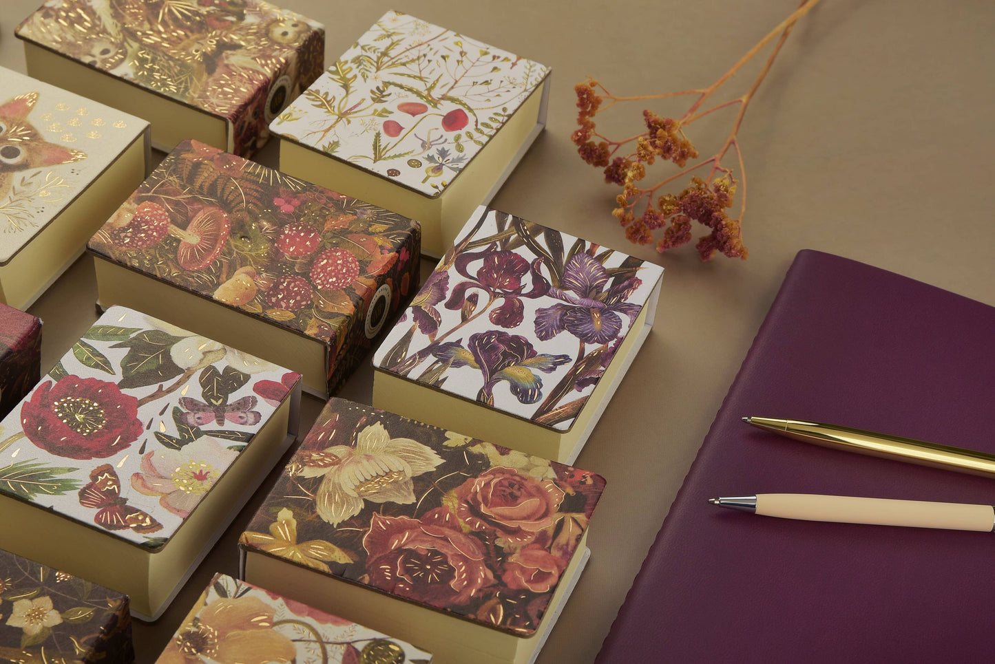 A7 Tear-Away Notepad - Forest Mushrooms 