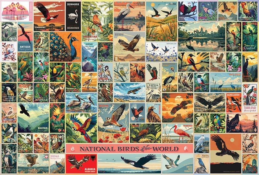 National Birds of the World 2000pc puzzle