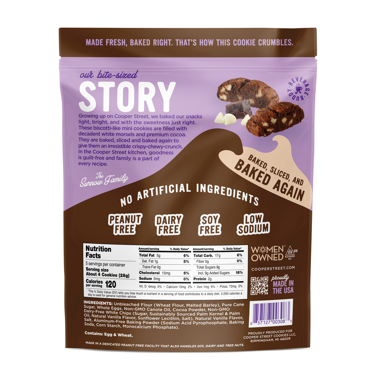 Twice-Baked Brownie Chocolate Crunch - 5oz