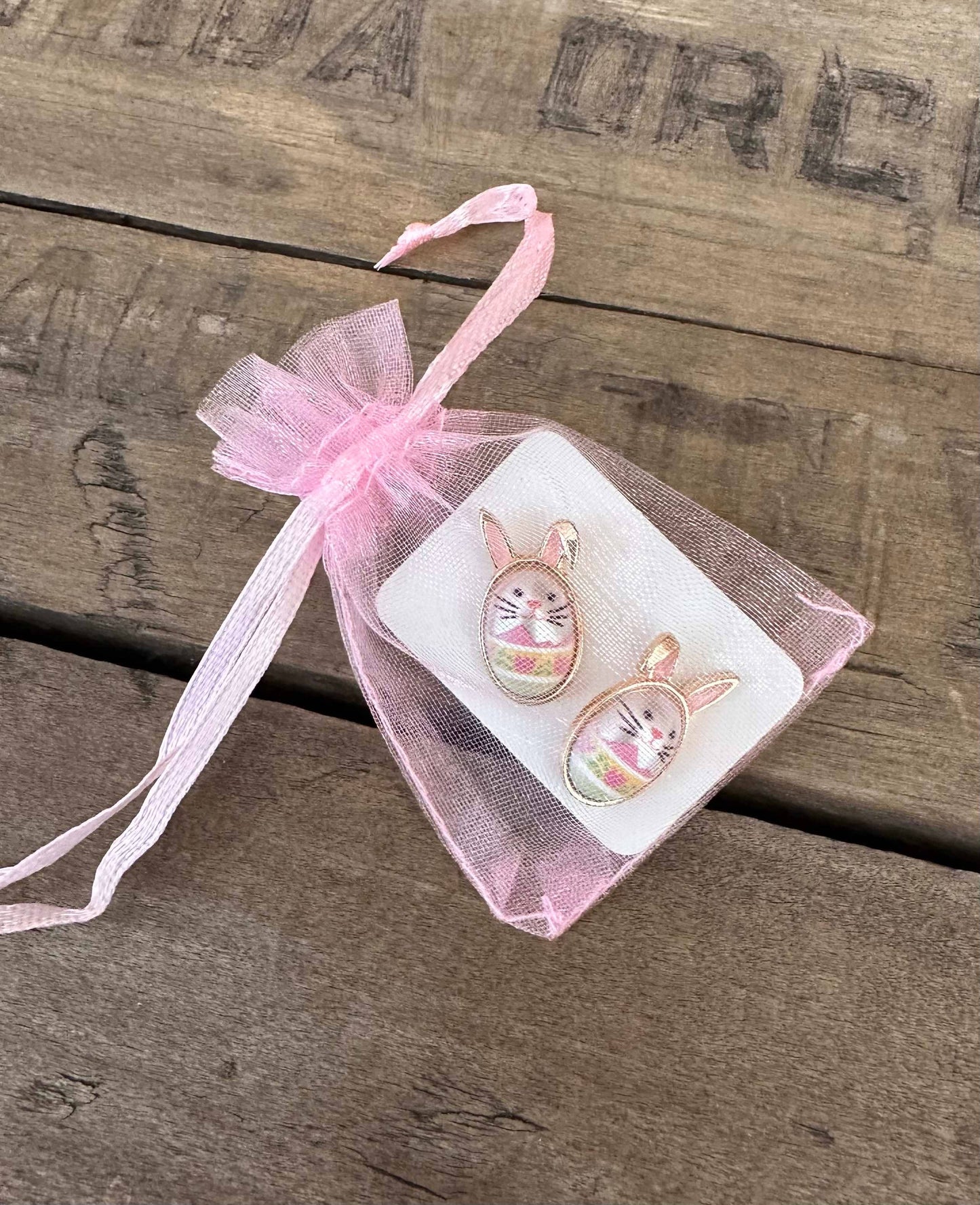Easter Egg Bunny Earrings
