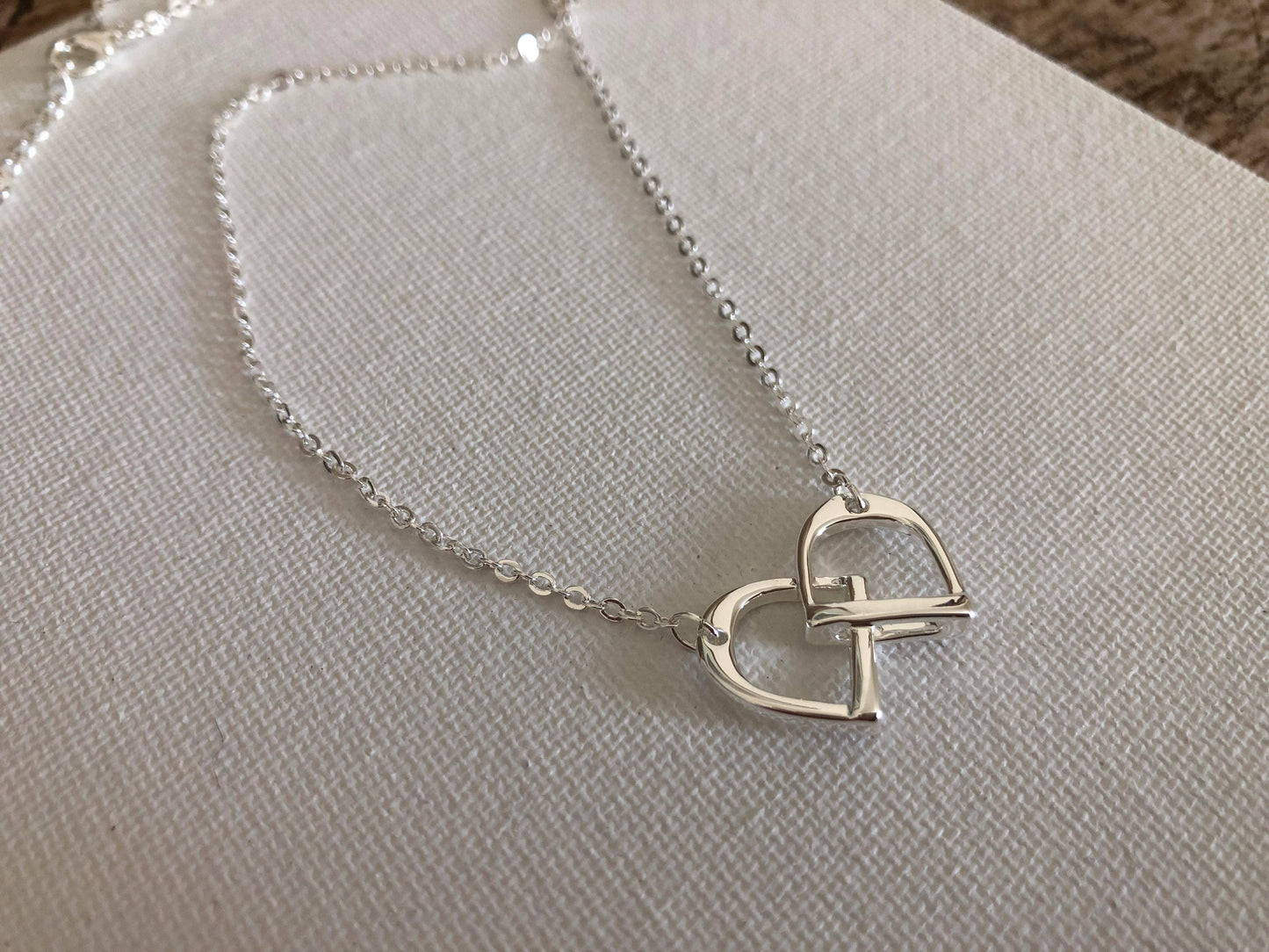 English Saddle Stirrup/Petite Necklace