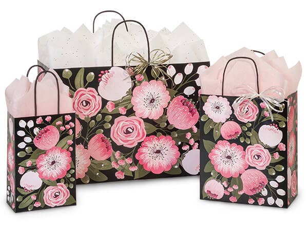 Moonlit Blooms Paper Retail Gift Bags
