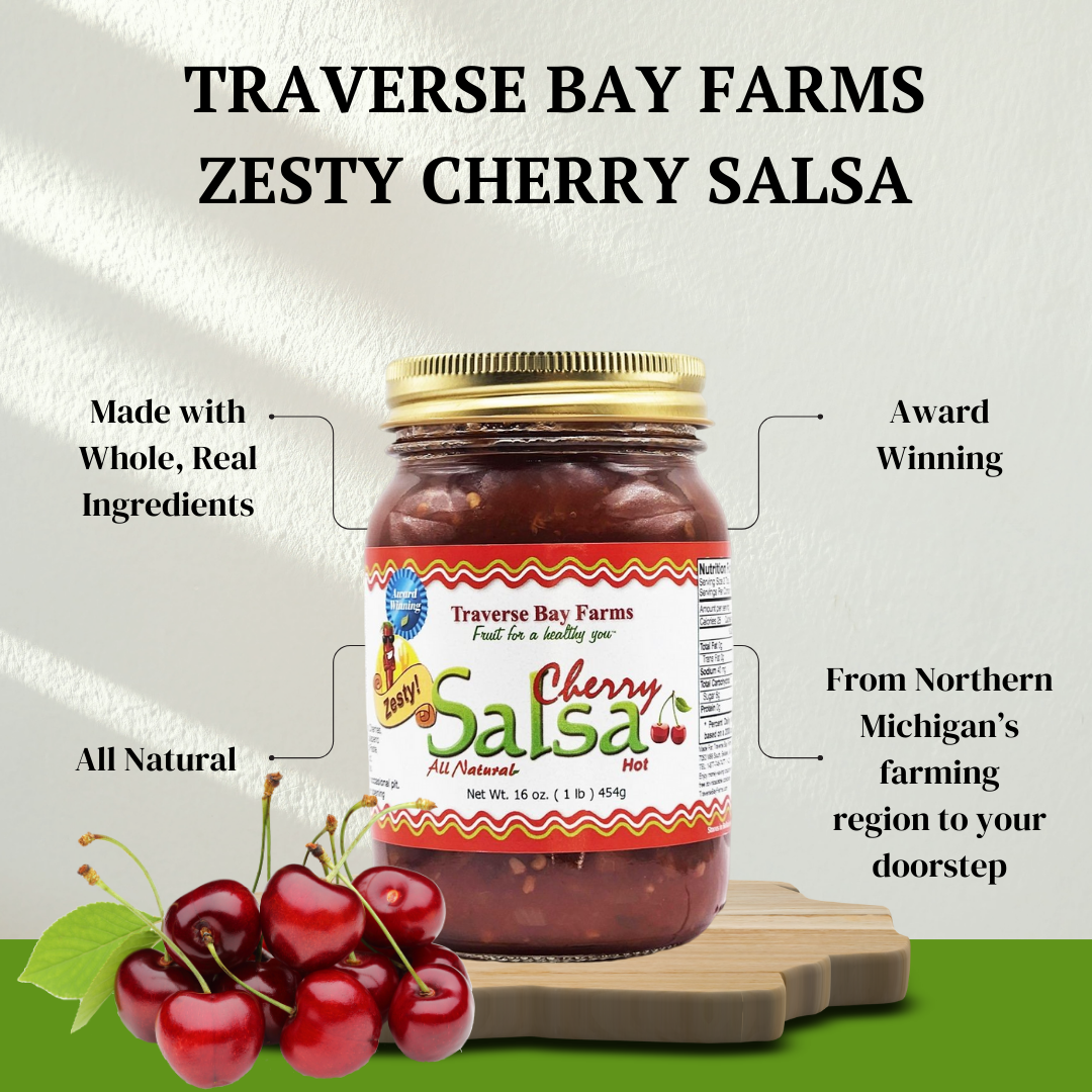 Cherry Salsa  - Zesty (Spicy but not too hot!)