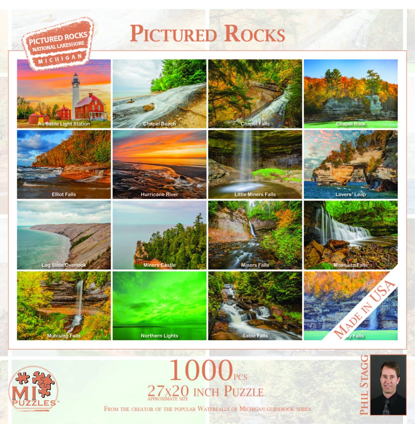 PICTURED ROCKS - 1000 Piece Puzzle
