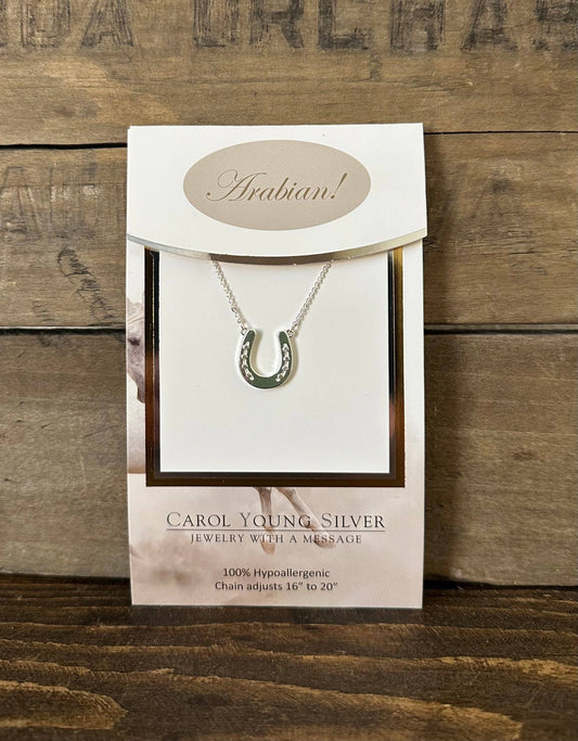 Petite Single Horseshoe/ Necklace Arabian Lovers Jewelry