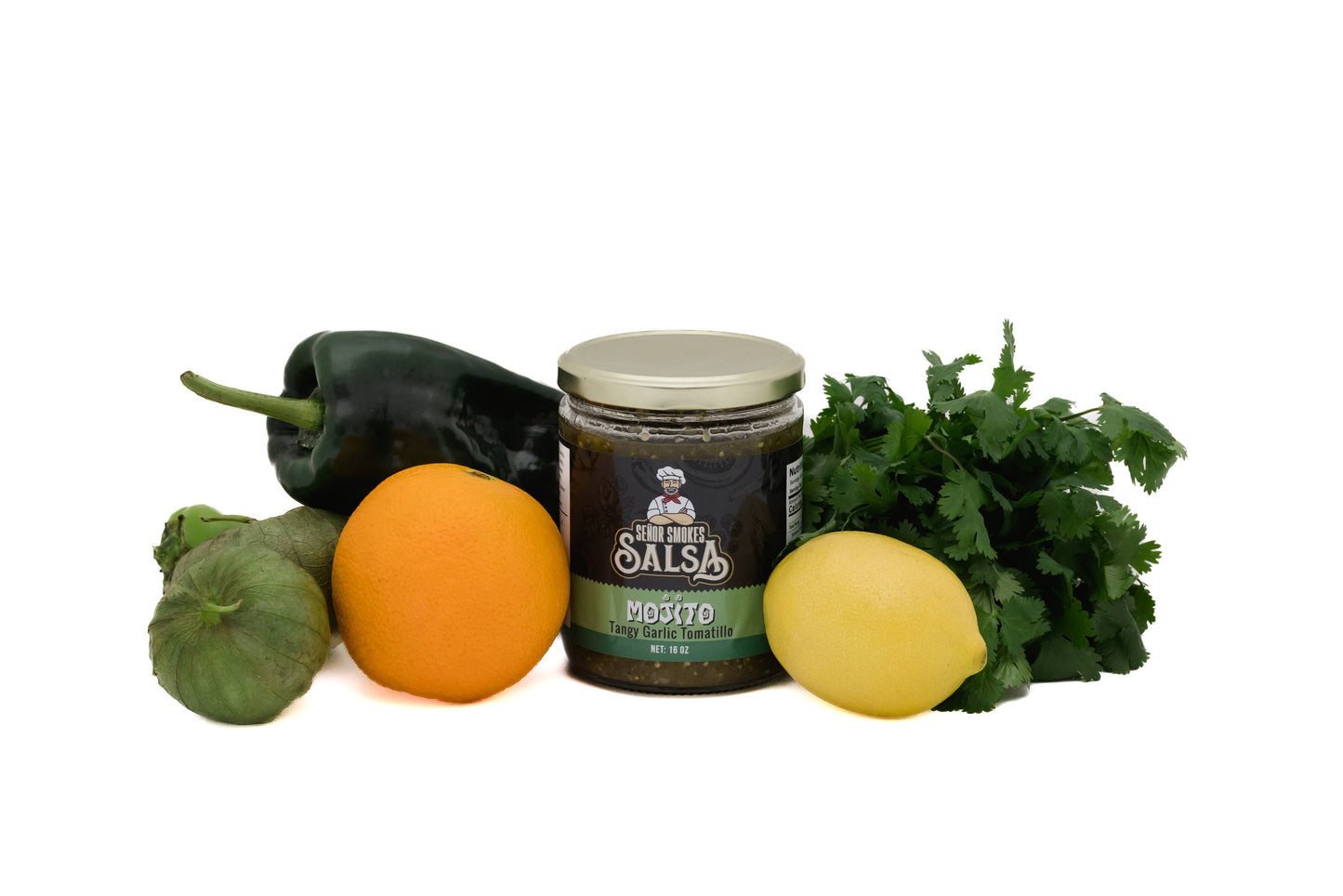 Mojito Salsa - Tangy Garlic Tomatillo