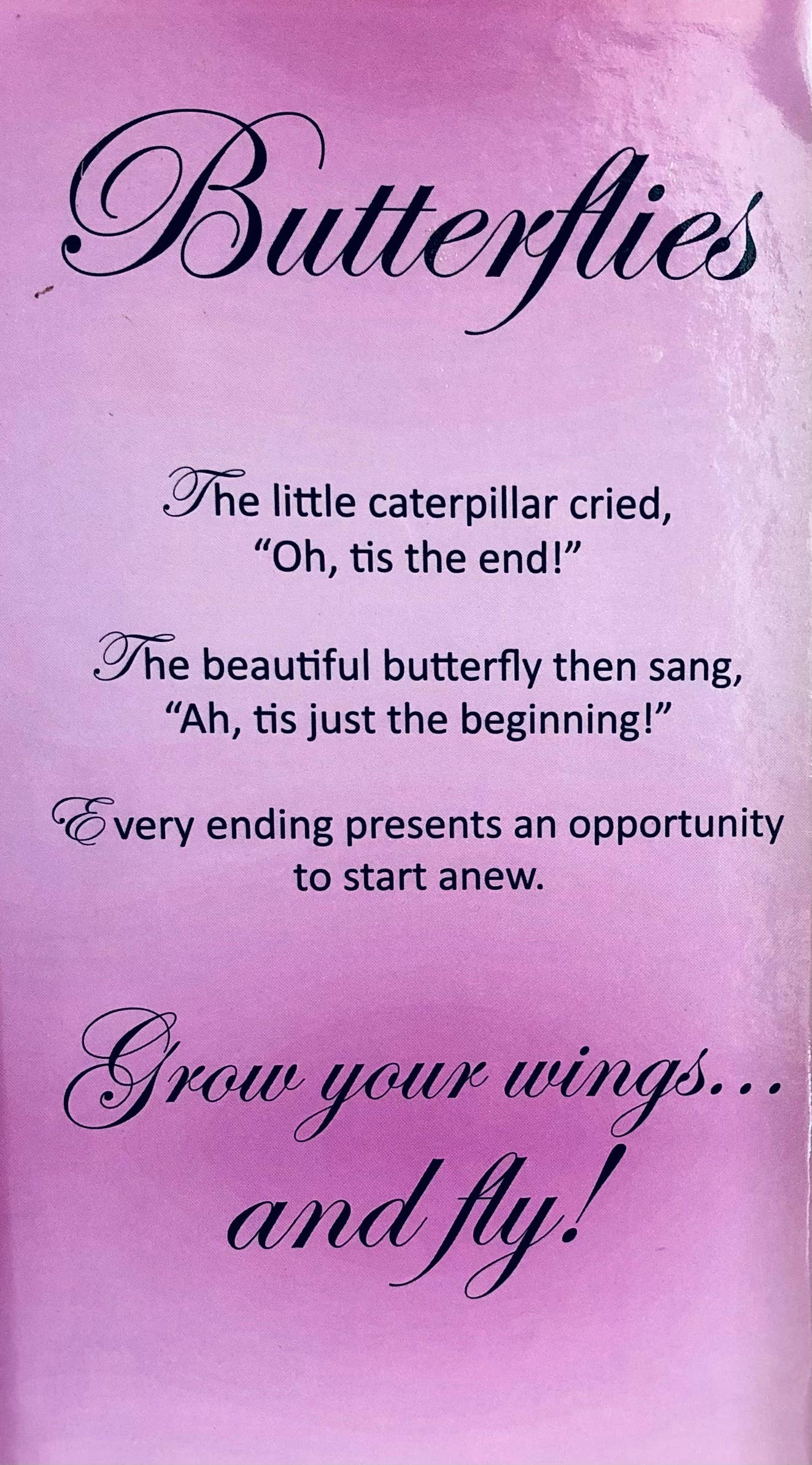 Butterflies Necklace in BOX/ Jewelry