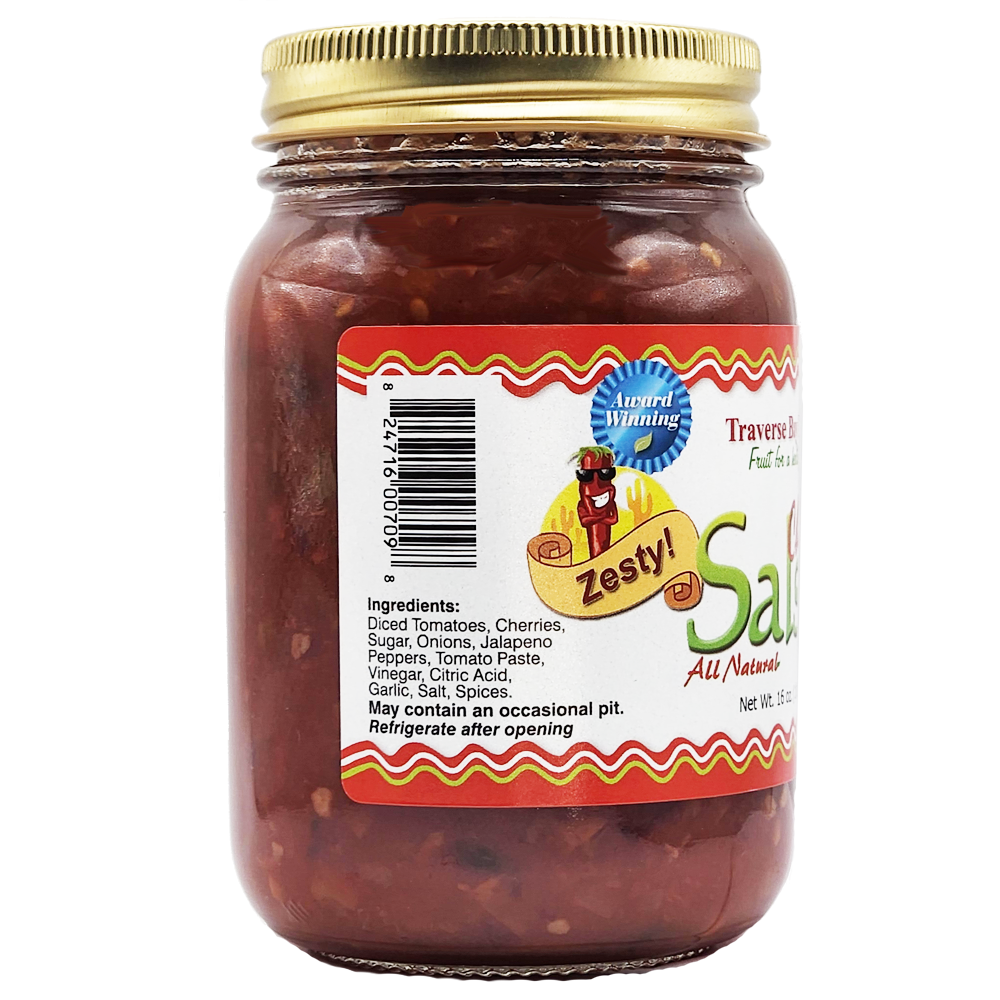 Cherry Salsa  - Zesty (Spicy but not too hot!)