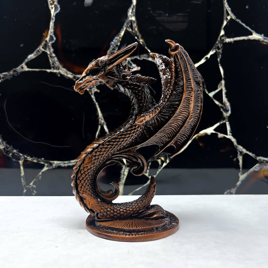 Rose Gold Dragon Sphere Holder