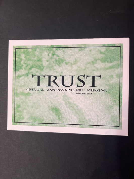 Trust - Hebrews 13:5b