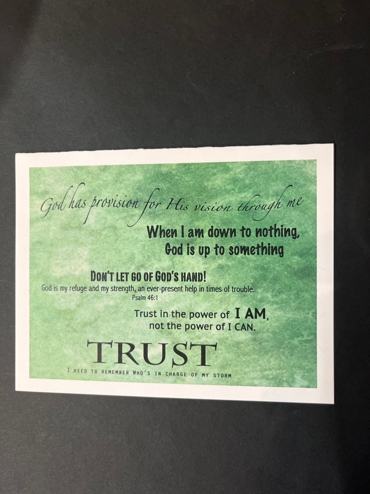 Trust - provision
