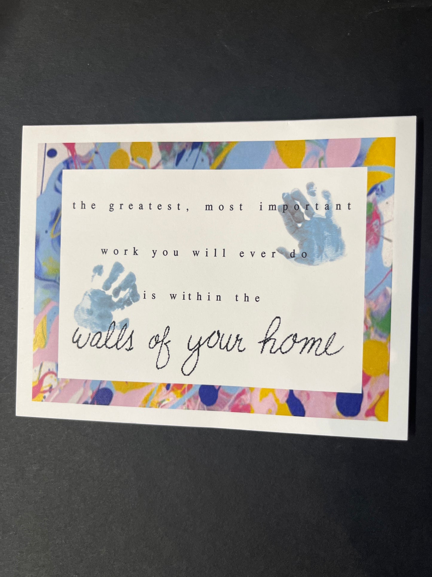 Walls of your Home - card