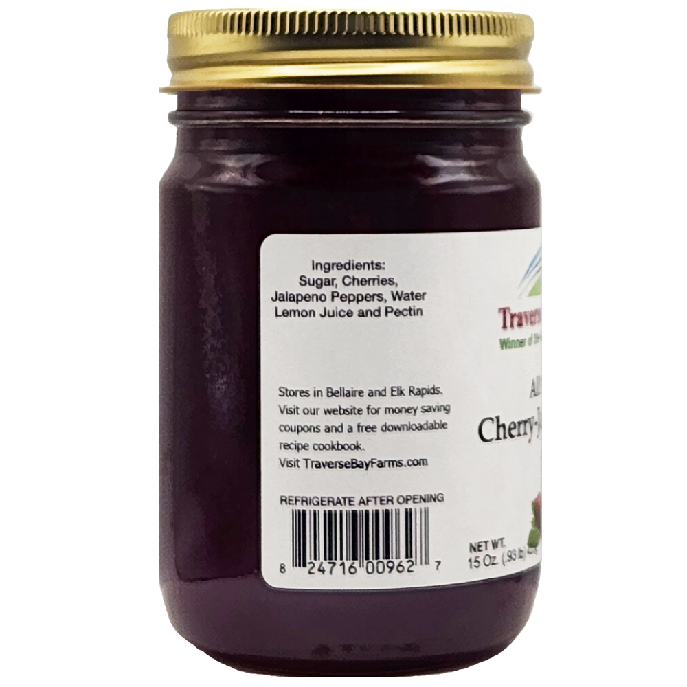 Cherry Jalapeno Jam - 15 oz