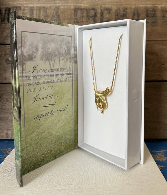 English Saddle Necklace Jewelry