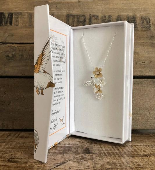 Hummingbird / Sparkle Necklace Jewelry