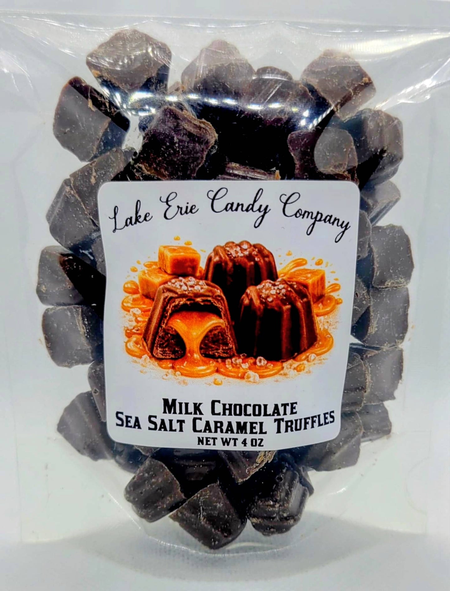 Milk Chocolate Sea Salt Caramel Truffles