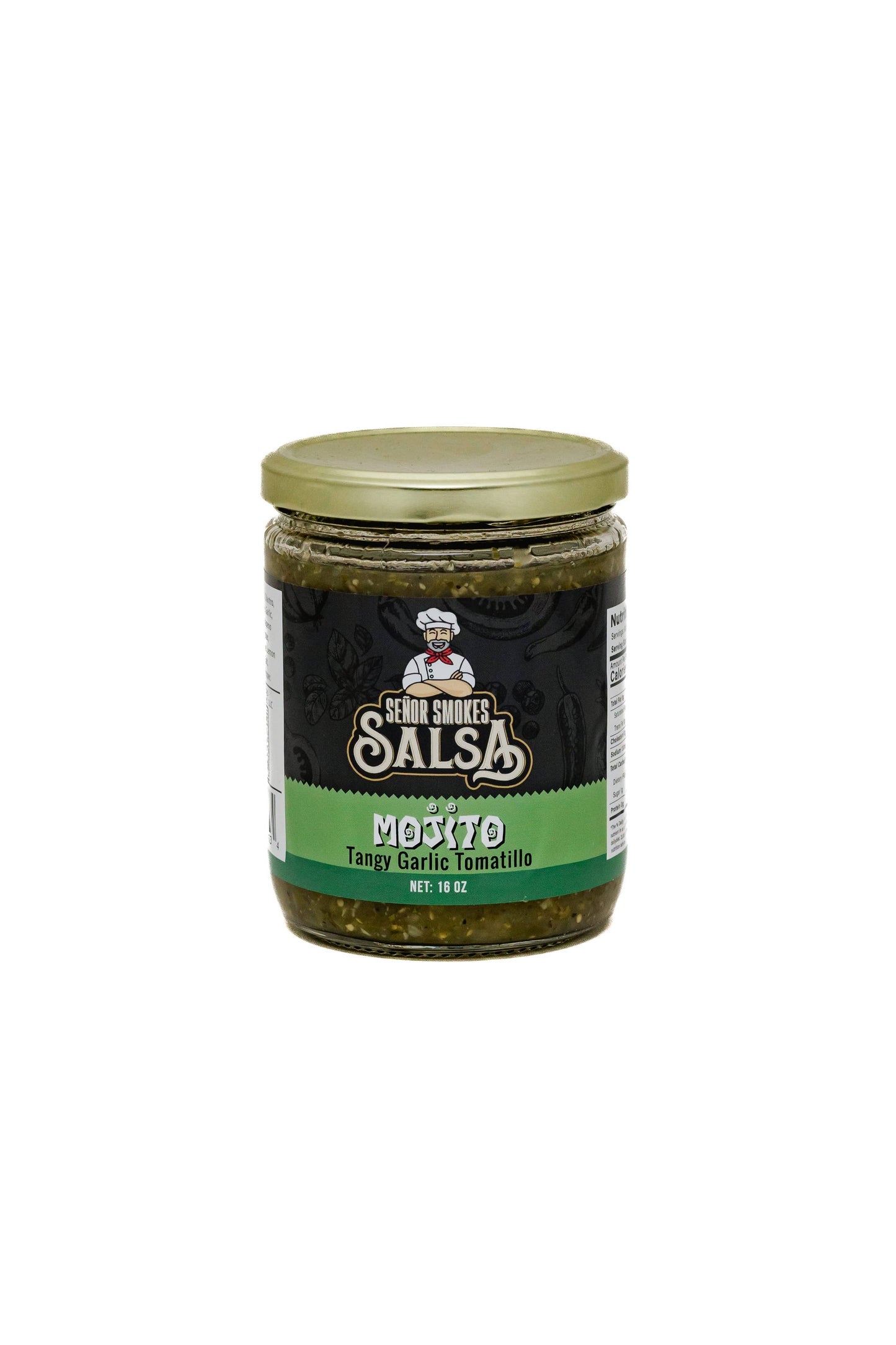 Mojito Salsa - Tangy Garlic Tomatillo