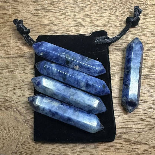 Sodalite DT - 5 pcs & Velvet Bag