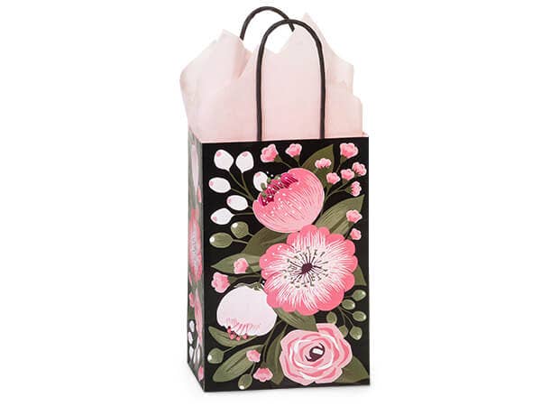 Moonlit Blooms Paper Retail Gift Bags